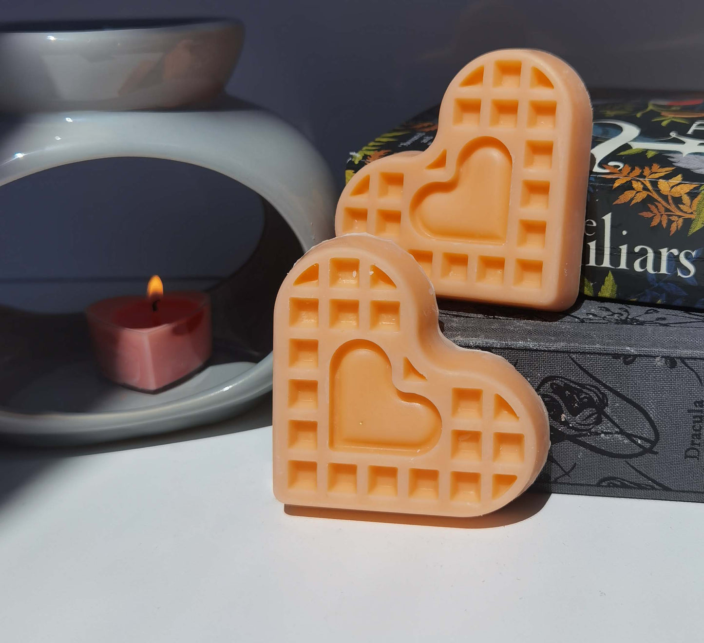 Mango Waffle Heart