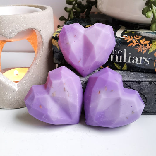 Soft Lavender Geo Heart